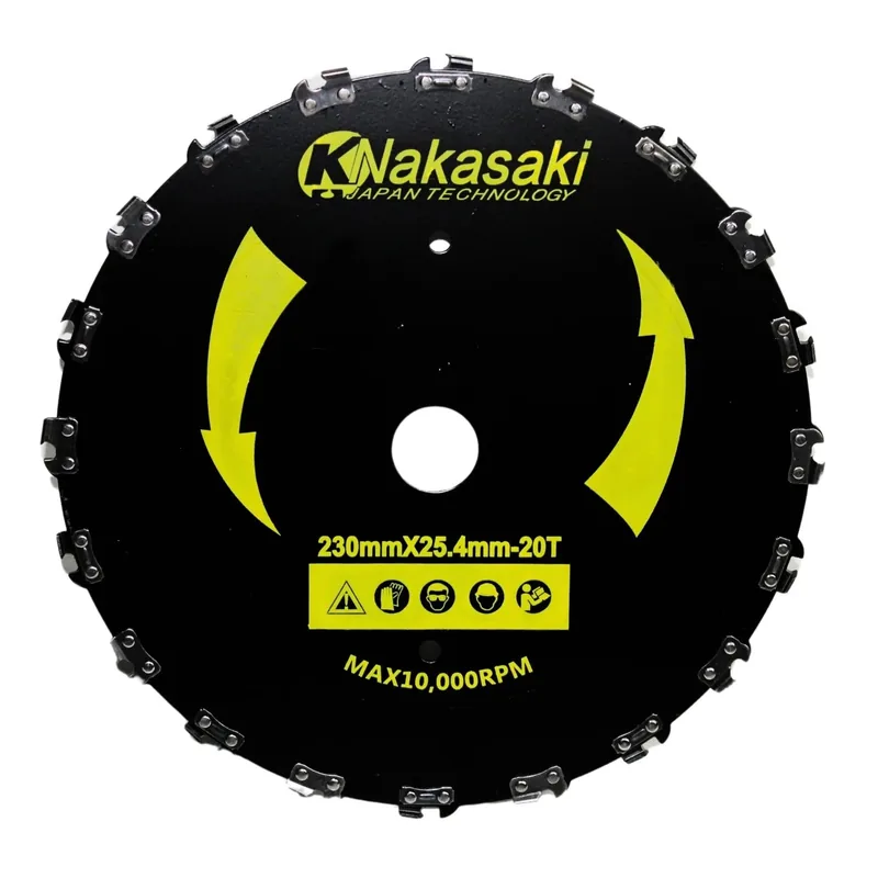 Disco Motosserra p/ Roçadeira 230mm