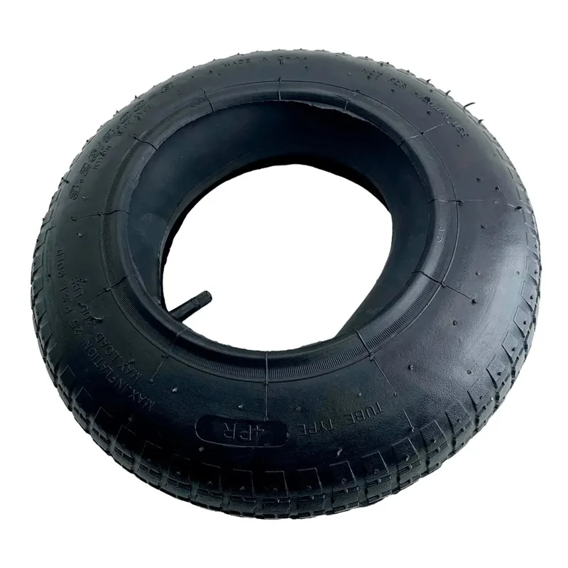 Kit Pneu e Câmara de Ar 3.25-8 para Carrinho de Mão