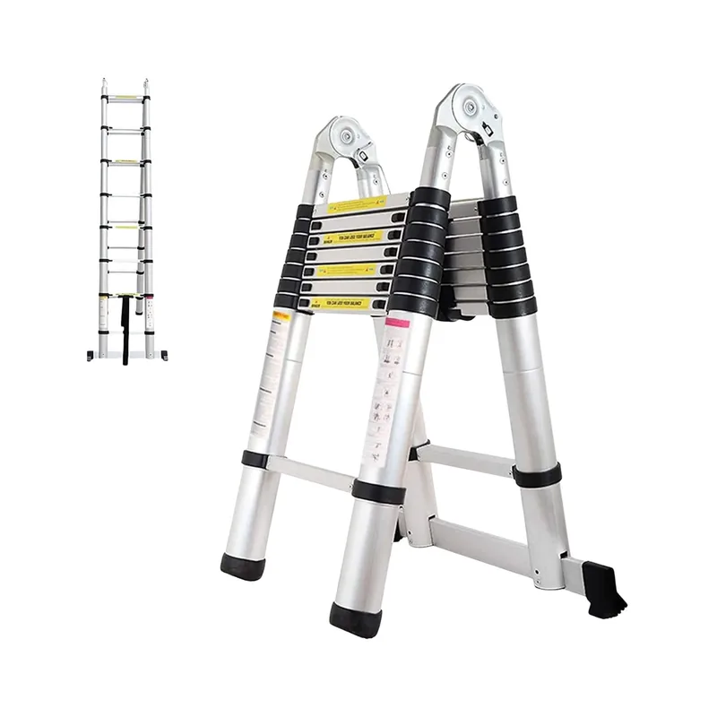 Escada Telescópica Dupla 3,8m 13 Degraus