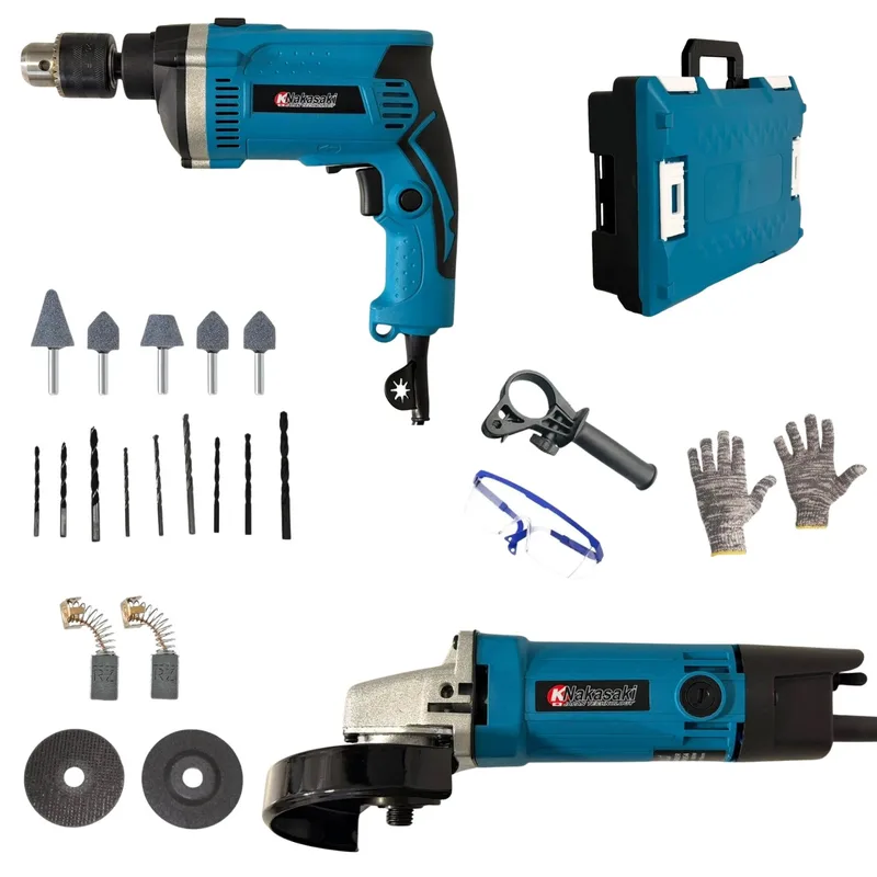 Kit Furadeira + Esmerilhadeira 900W 220V